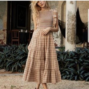 Doen Arbor dress in Austen plaid - S